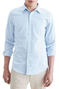 Chemise DOCKERS SLIM Manchester Blue Bell