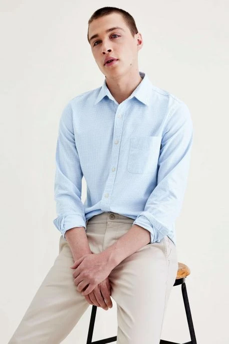 Chemise DOCKERS SLIM Manchester Blue Bell 3 Chemise DOCKERS SLIM Manchester Blue Bell – Image 3