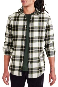 Chemise DOCKERS® ICON BUTTON Fusion Twill Egret -Levis Soldes Magasin dockers a1114 01 12 2