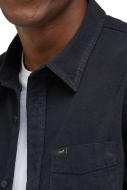 Chemise LEE BUTTON Black -Levis Soldes Magasin lee 112330674 4