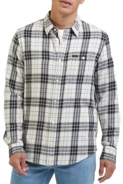 Chemise LEE LEESURE Ecru 7 Chemise LEE LEESURE Ecru -Levis Soldes Magasin lee 112341768 2