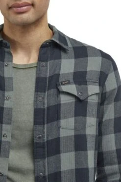 Chemise LEE WESTERN Olive -Levis Soldes Magasin lee 112341775 3
