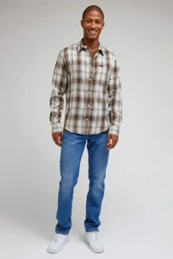 Jean LEE DAREN ZIP FLY Indigo Vintage -Levis Soldes Magasin lee 112346324 1