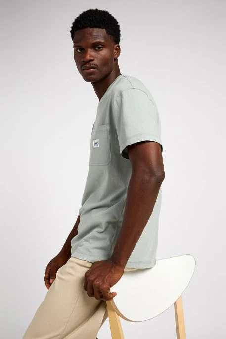 Tee Shirt LEE WORKWEAR POCKET Intuition Grey 1 Tee Shirt LEE WORKWEAR POCKET Intuition Grey