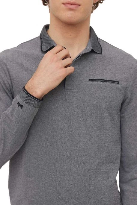 Polo LEE COOPER BUTEA Noir 4 Polo LEE COOPER BUTEA Noir – Image 4