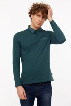 Polo LEE COOPER BOE Vert -Levis Soldes Magasin lee cooper 23828 3