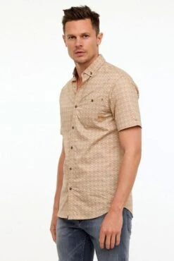 Chemise LEE COOPER DIMIO Argile Beige -Levis Soldes Magasin lee cooper 24424 3