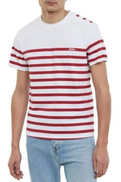Tee Shirt LEE COOPER ANCRE Berry -Levis Soldes Magasin lee cooper 24922 1