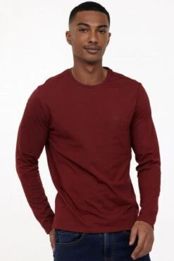 Tee Shirt LEE COOPER AREO ML Brique -Levis Soldes Magasin lee cooper 25783 4