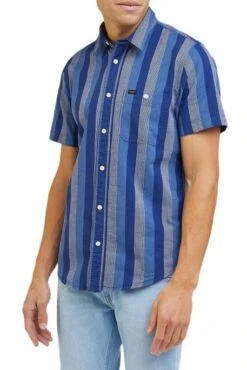 Chemise LEE LEASURE Navy -Levis Soldes Magasin lee l66gcb35 1