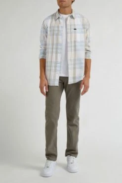 Jean LEE DAREN ZIP FLY Mushroom -Levis Soldes Magasin lee l707kmc66 3