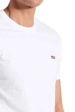 Levis Tee-shirt LEVI'S® ORIGINAL HOUSEMARK White -Levis Soldes Magasin levis 16411 1