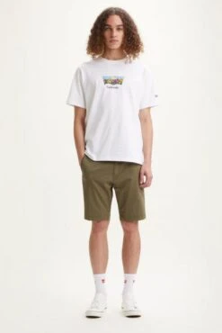 Levis Short LEVI'S® XX CHINO TAPER Bunker Olive Leather -Levis Soldes Magasin levis 17202 00 04 1