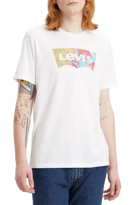 Levis Tee Shirt LEVI'S® GRAPHIC CREWNECK Lava 2 Levis Tee Shirt LEVI'S® GRAPHIC CREWNECK Lava – Image 2