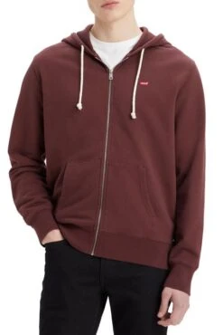 Levis Sweat LEVI'S® NEW ORIGINAL ZIP Chocolate -Levis Soldes Magasin levis 34584 00 26 2