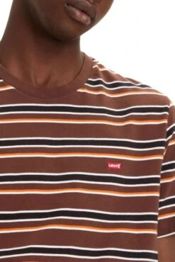 Levis Tee-shirt LEVI'S® ORIGINAL HOUSEMARK Choco -Levis Soldes Magasin levis 56605 01 48 3