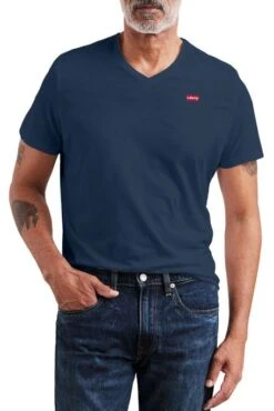 Levis Tee Shirt LEVI'S® HOUSEMARK ORIGINAL Dress Blue -Levis Soldes Magasin levis 85641 00 02 2
