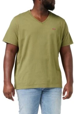Levis Tee Shirt LEVI'S® HOUSEMARK ORIGINAL Olive