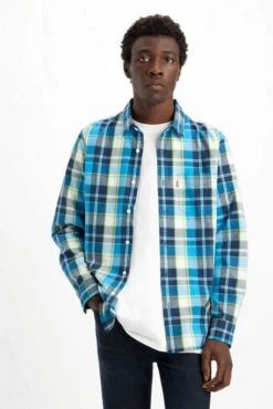 Levis Chemise LEVI'S® CLASSIC Blue -Levis Soldes Magasin levis 85748 01 89 2