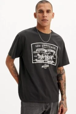 Levis Tee Shirt LEVI'S® VINTAGE HORSE Pirate Black -Levis Soldes Magasin levis 87373 01 44 1