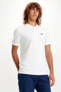 Levis Polo LEVI'S® HOUSEMARK SLIM White -Levis Soldes Magasin levis a4842 00 02 1