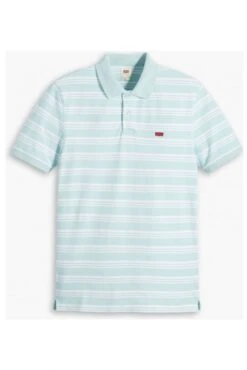 Levis Polo LEVI'S® HOUSEMARK SLIM Pastel Turquoise -Levis Soldes Magasin levis a4842 00 07 1