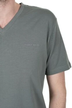 Tee-shirt TEDDY SMITH TAWAX Vintage Kaki -Levis Soldes Magasin mg 0031 3