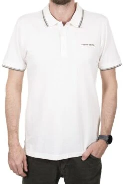 Polo TEDDY SMITH PASIAN Middle White -Levis Soldes Magasin mg 0072 4