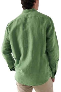 Chemise SALSA LINNEN Medium Green 7 Chemise SALSA LINNEN Medium Green -Levis Soldes Magasin salsa 21005685 521 3