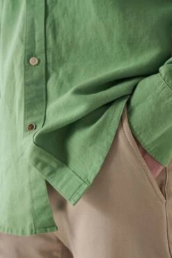 Chemise SALSA LINNEN Medium Green 6 Chemise SALSA LINNEN Medium Green -Levis Soldes Magasin salsa 21005685 521 4