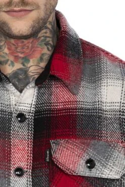 Surchemise SCHOTT SH CARL 44 Red