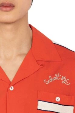 Chemise SCHOTT SPARE Orange -Levis Soldes Magasin schott 24803 2