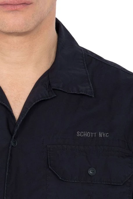 Chemise SCHOTT ARMY MARVIN Navy 5 Chemise SCHOTT ARMY MARVIN Navy – Image 5