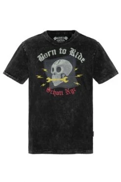 Tee-Shirt SCHOTT BIKER FRANKIE Black