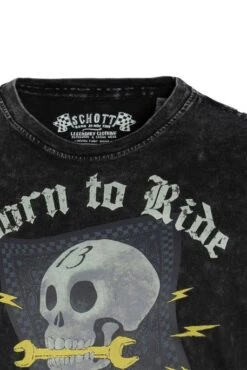 Tee-Shirt SCHOTT BIKER FRANKIE Black -Levis Soldes Magasin schott 24891 3