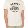 Tee Shirt SCHOTT ARON Off White -Levis Soldes Magasin schott 26884 1