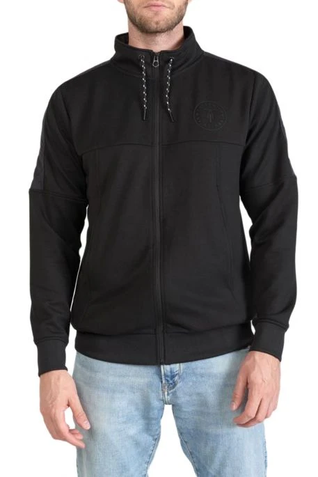 Sweat Zippé LE TEMPS DES CERISES GIMO Black 1 Sweat Zippé LE TEMPS DES CERISES GIMO Black