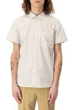 Chemise TEDDY SMITH CUT Blanc/Ivoire -Levis Soldes Magasin teddy 10711556 261 1