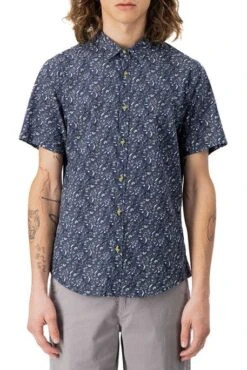 Chemise TEDDY SMITH MAGNUS Navy