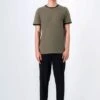 Tee Shirt TEDDY SMITH THE TEE Kaki -Levis Soldes Magasin teddy 11010860 463c 3
