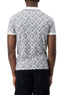 Polo TEDDY SMITH PASY 2 Blanc Floral