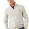 Gilet TEDDY SMITH ETTORE White Melange -Levis Soldes Magasin teddy smith 23479 1