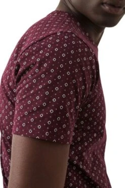 Tee Shirt TEDDY SMITH HECTO Dark WIne