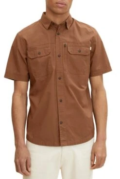 Chemise Cargo TOM TAILOR Coffee Liqueur Brown -Levis Soldes Magasin tom tailor 23350 1