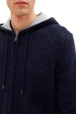 Gilet TOM TAILOR Navy Melange -Levis Soldes Magasin tt 24159 4