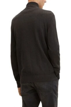 Veste Zippée TOM TAILOR Knitted Black Grey 7 Veste Zippée TOM TAILOR Knitted Black Grey -Levis Soldes Magasin tt 24326 2