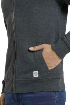 Sweat TOM TAILOR ZIP Dark Grey
