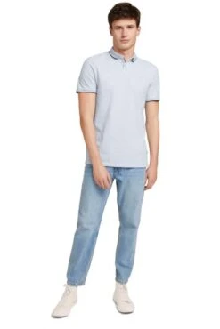 Polo TOM TAILOR Foggy Blue 7 Polo TOM TAILOR Foggy Blue -Levis Soldes Magasin tt 24356 3