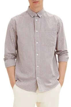 Chemise TOM TAILOR MINI VICHY Rose -Levis Soldes Magasin tt 24401 1