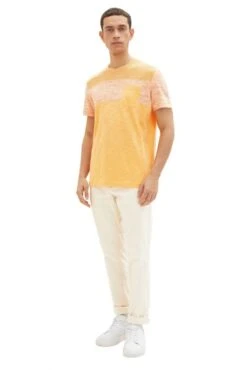 Tee Shirt TOM TAILOR POCKET Orange -Levis Soldes Magasin tt 24706 3